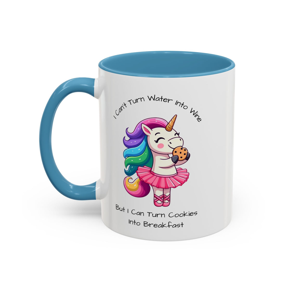 Cookies Into Breakfast-Accent Coffee Mug (11, 15oz) (Pink)