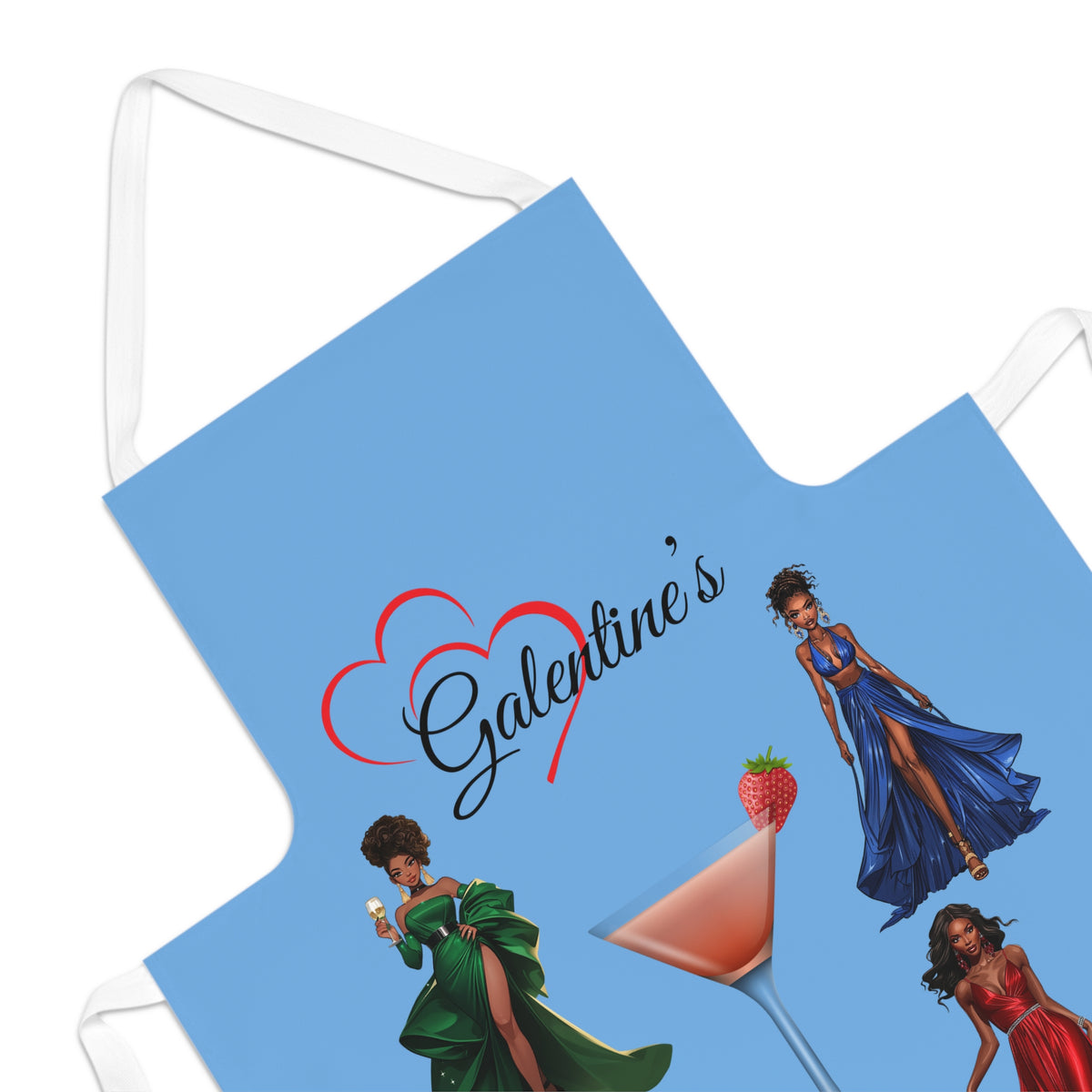 Galentine's Day Girls Club-Adult Apron (AOP)