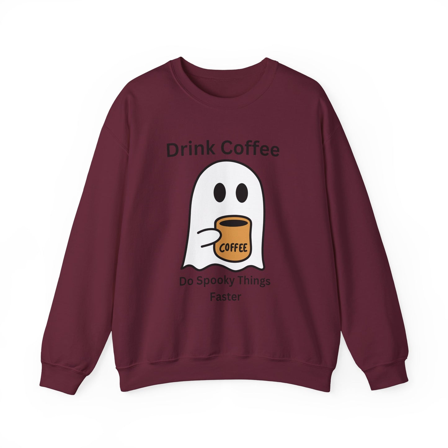 Boo Drink Coffee-Ghost-Sweatshirt