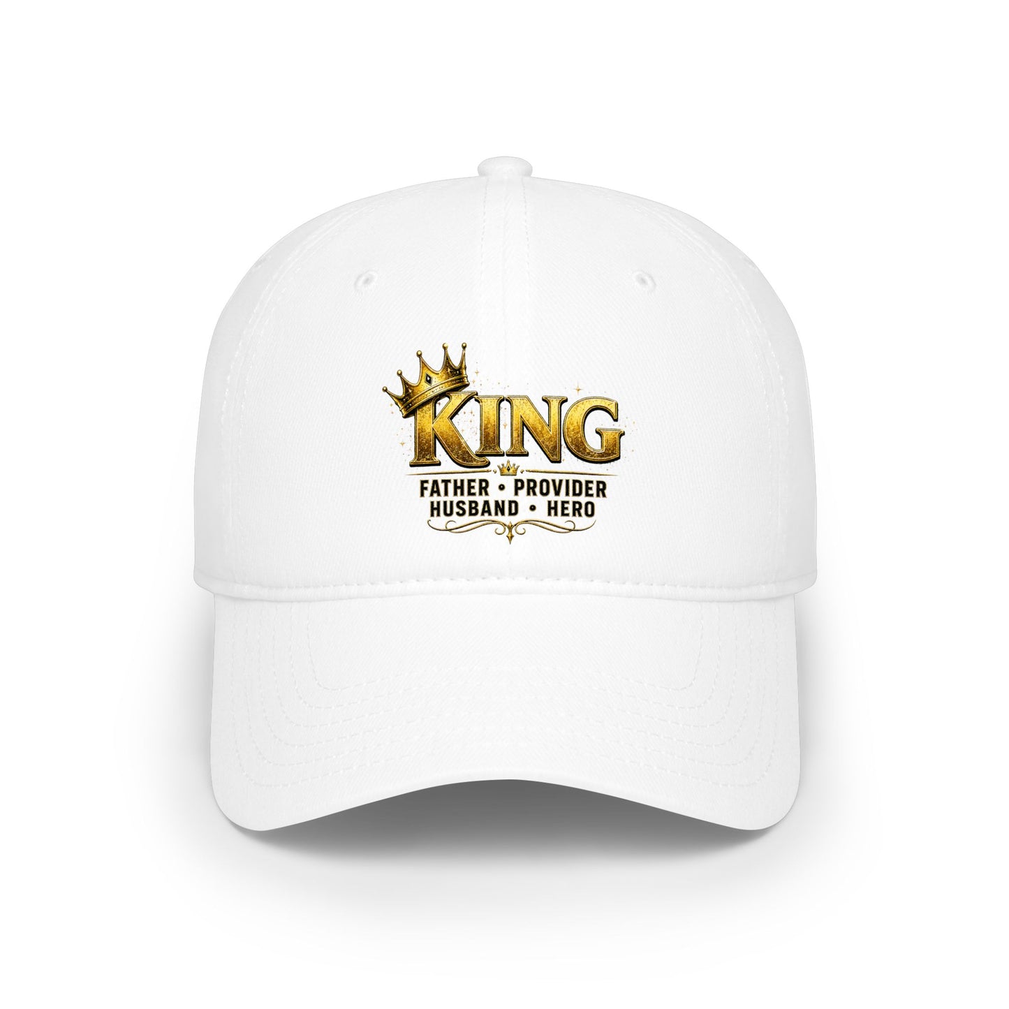 King, Father, Husband, Provider, Hero Crown Baseball Cap