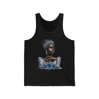 Queen Silver Graphic Unisex Jersey Tank Top