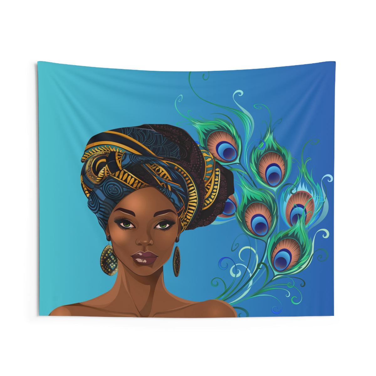 Queen Peacock Indoor Wall Tapestry