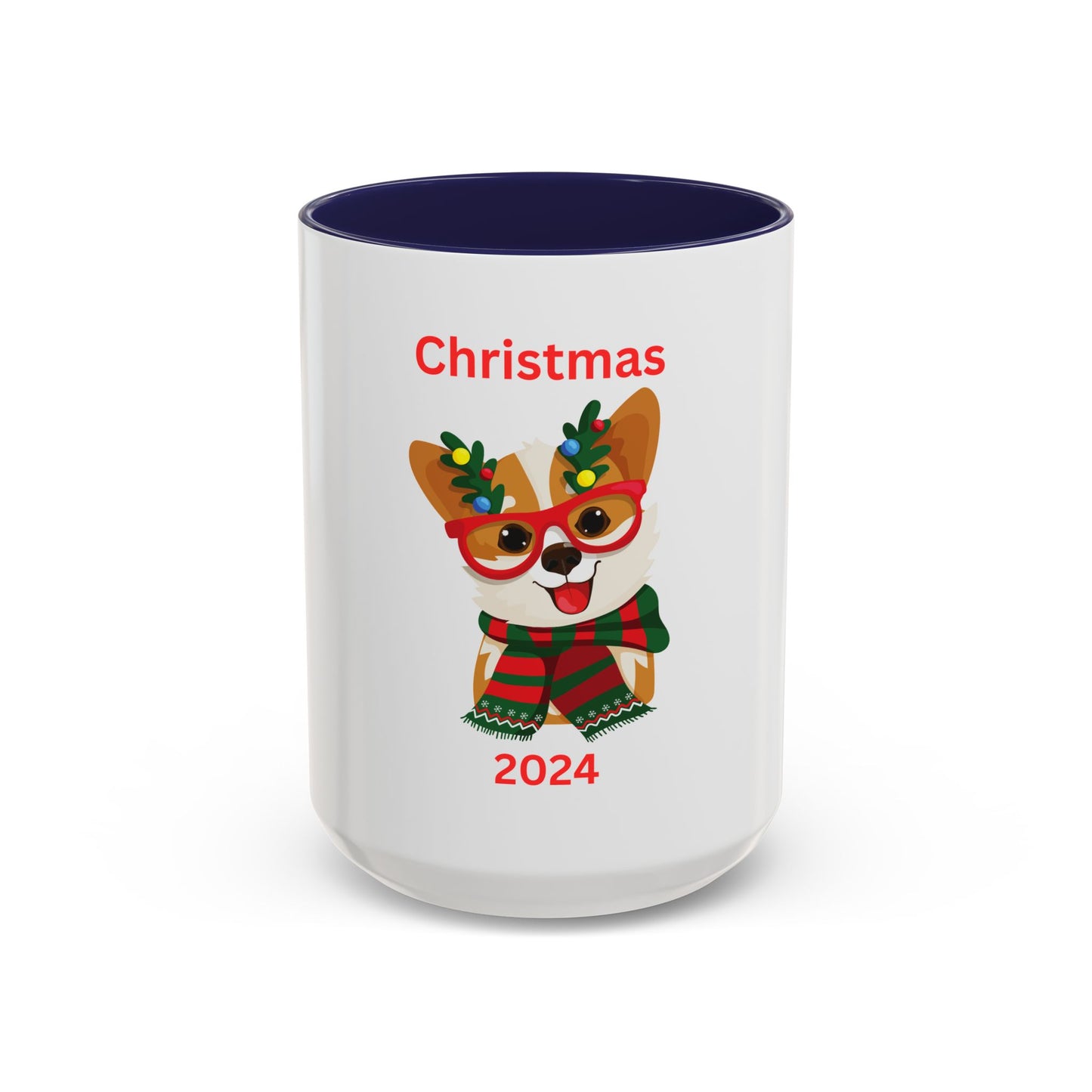 Dog with glasses lights