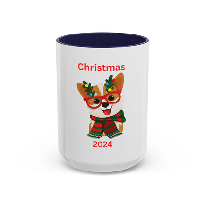 Dog with glasses lights