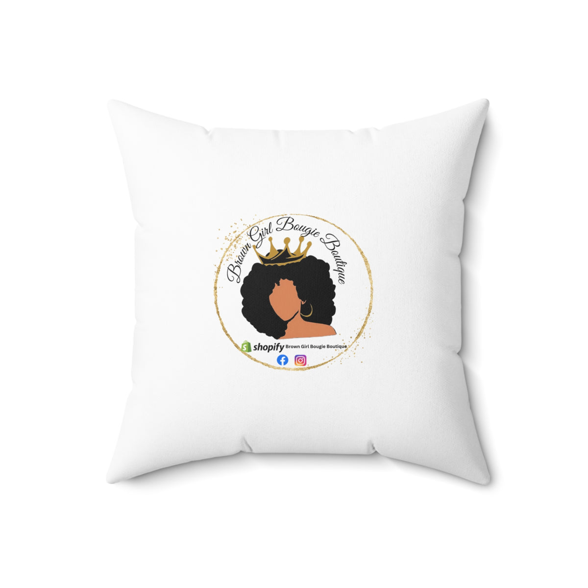Moon-Spun Polyester Square Pillow