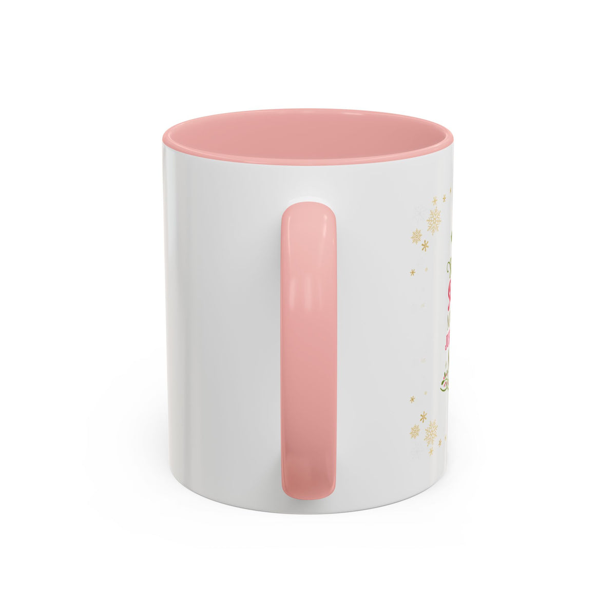 Naughty Feels Nice-Accent Coffee Mug (11, 15oz) (Pink)