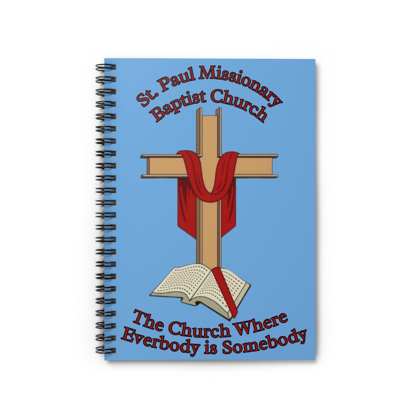 St. Paul Missionary Baptist Church Notebook — Lt. Blue