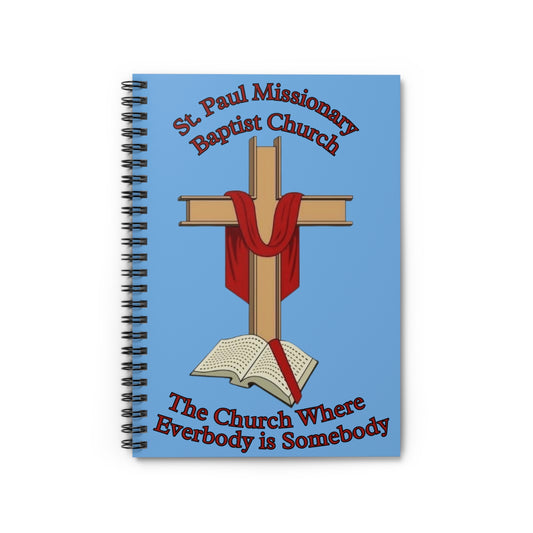 St. Paul Missionary Baptist Church Notebook — Lt. Blue