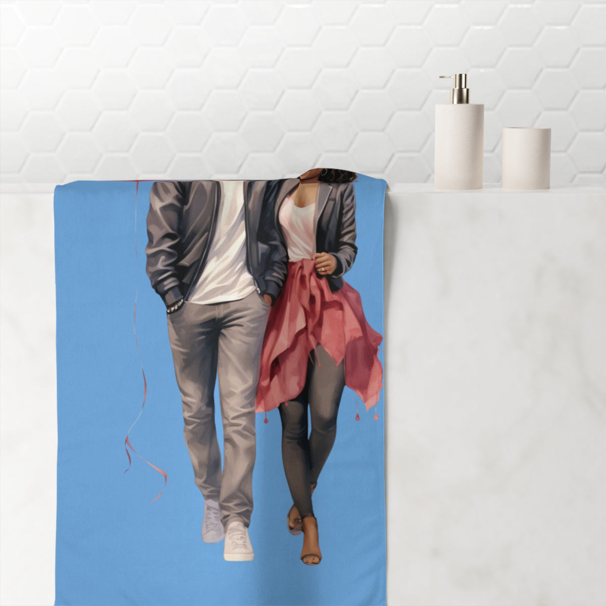 Love Stroll 2-Mink-Cotton Towel