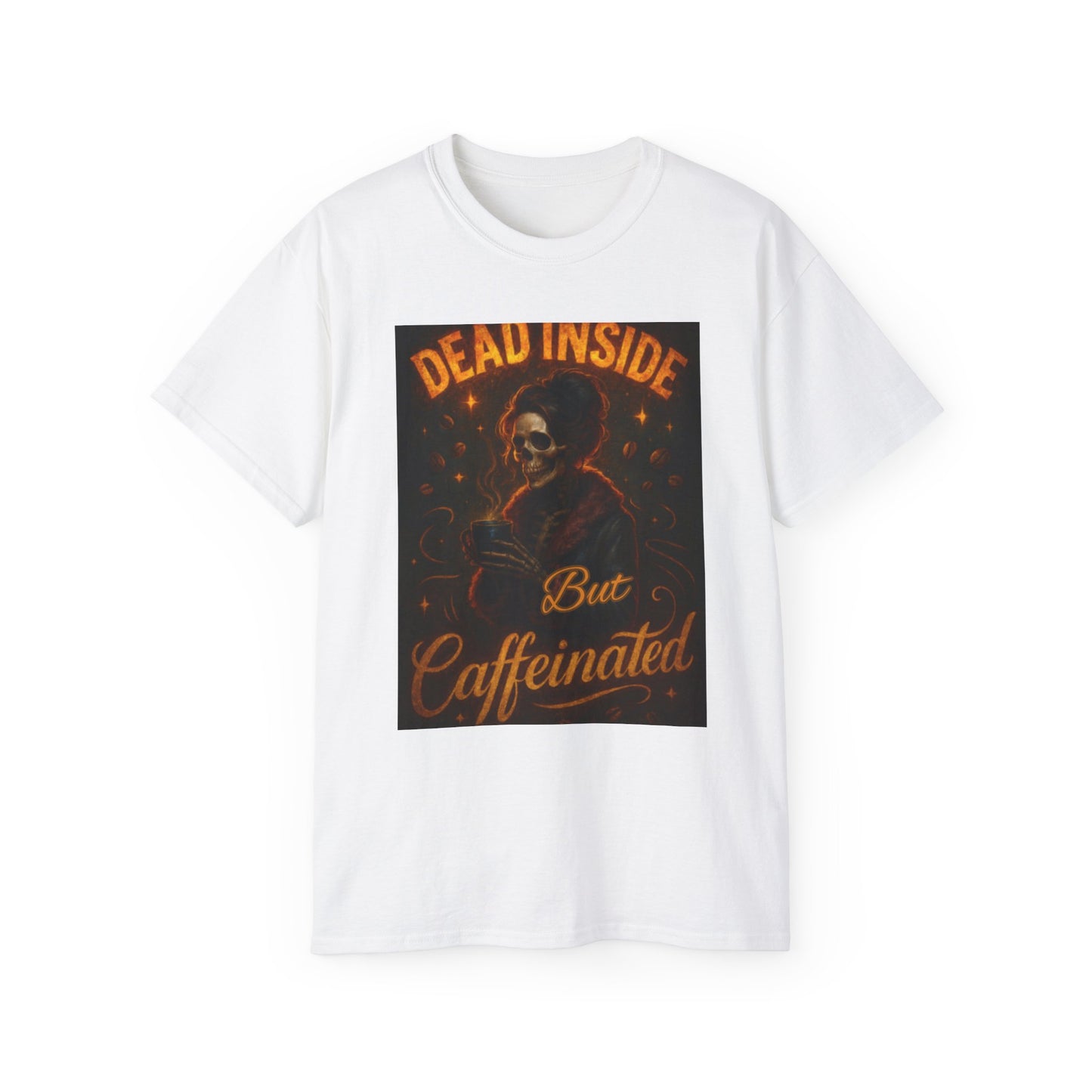 Dead Inside But Caffeinated Tee, Image 2