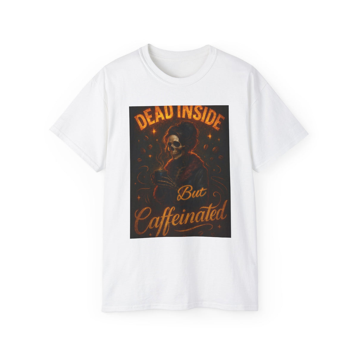Dead Inside But Caffeinated Tee, Image 2