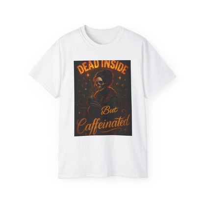 Dead Inside But Caffeinated Tee, Image 2