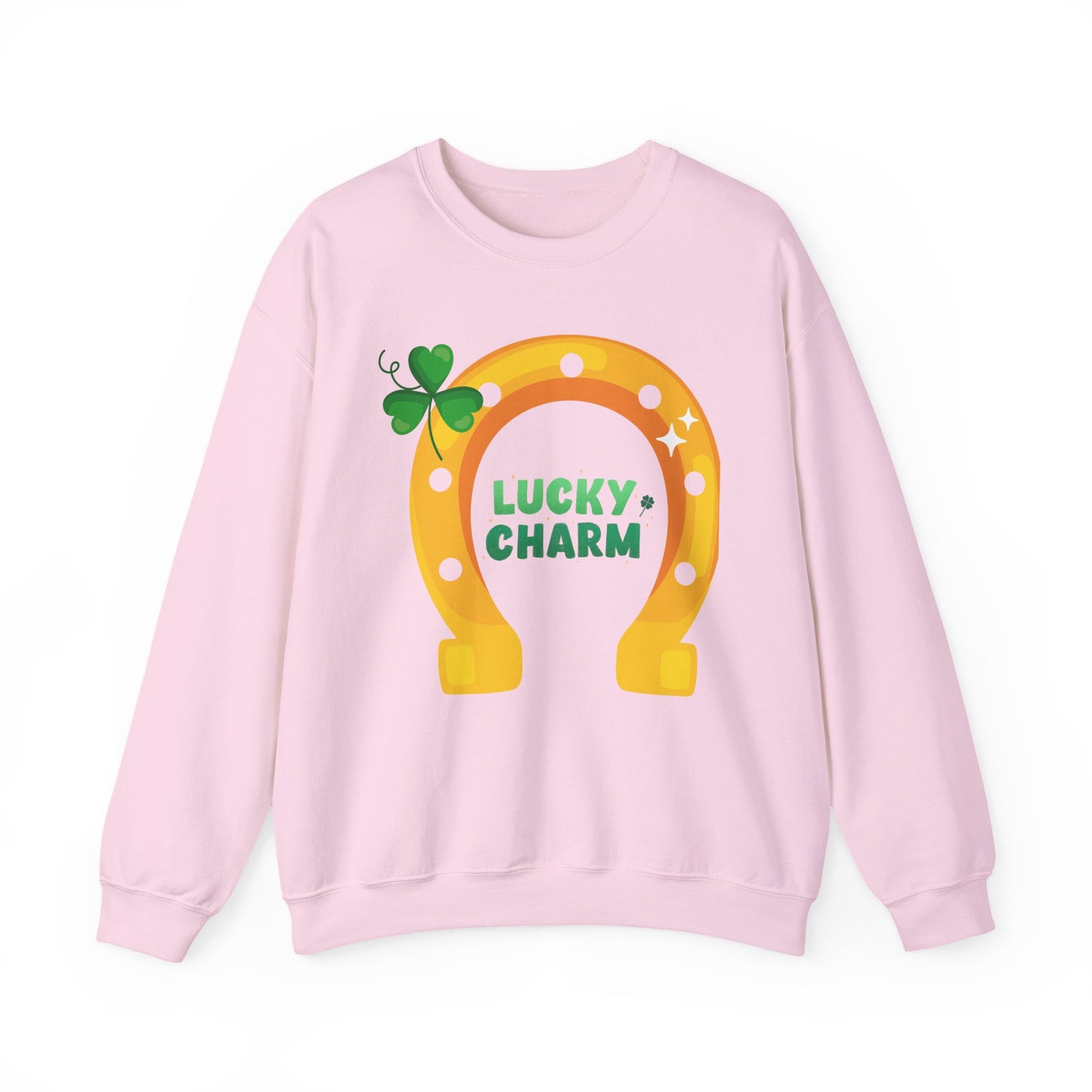 Lucky Charm Sweatshirt — St. Patrick’s Day Horseshoe