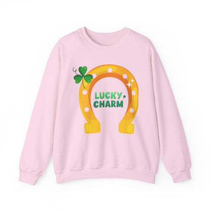 Lucky Charm Sweatshirt — St. Patrick’s Day Horseshoe