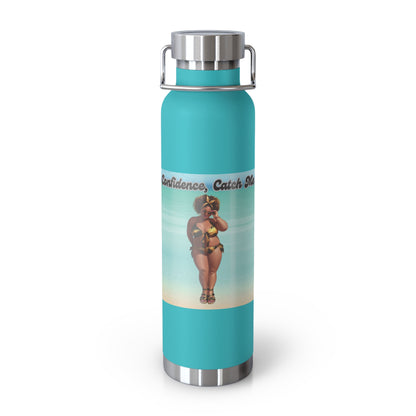 Curves and Confidence Insulated 22 oz Water Bottle