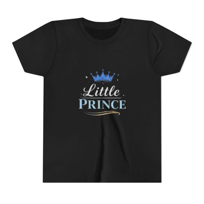 Little Prince Youth Tee (blue-beige letters) — Mother's Day Matching Tee