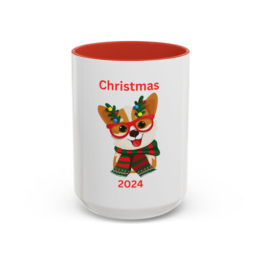 Dog with glasses lights