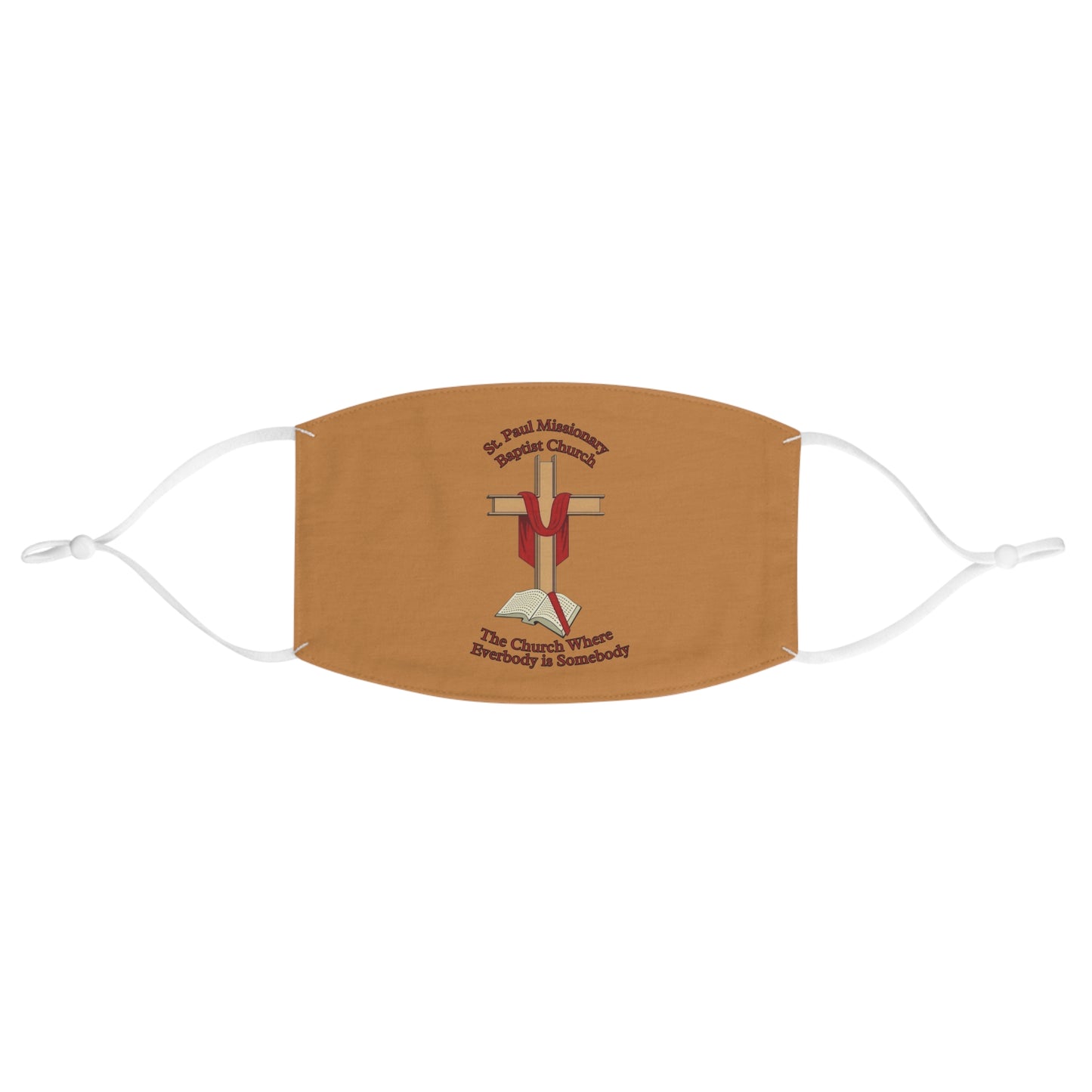 St. Paul Missionary Baptist Church Face Mask — Brown