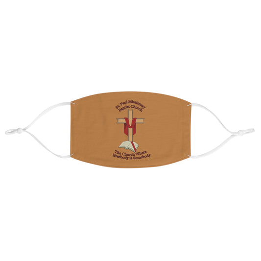 St. Paul Missionary Baptist Church Face Mask — Brown