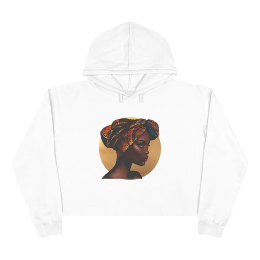 Queen Moon Crop Hoodie