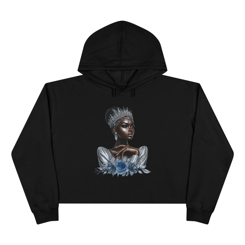 Princess Silver Crop Hoodie