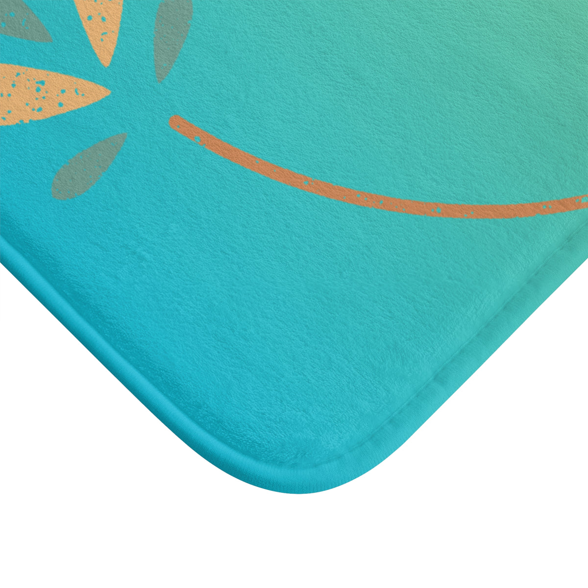 Queen Teal Bathmat