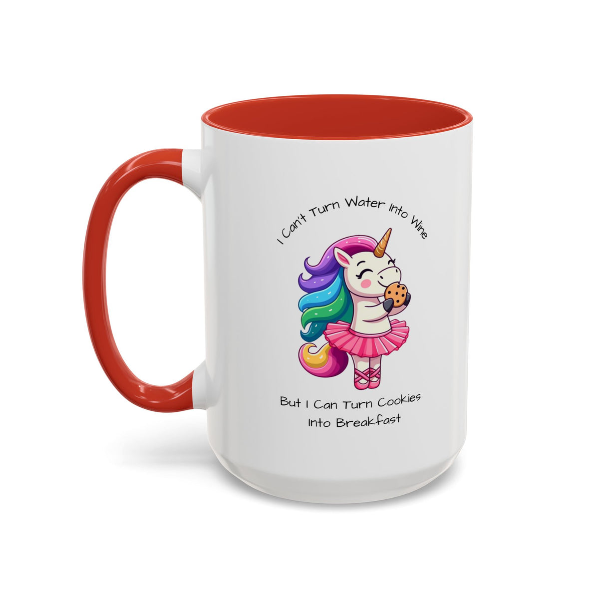 Cookies For Breakfast-Accent Coffee Mug (11, 15oz) (Lt Blue)
