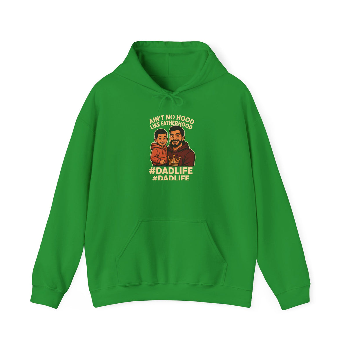 Ain't No Hood Like Fatherhood Hoodie for Dads