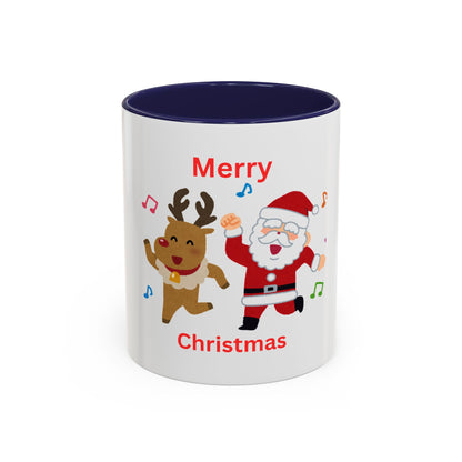 Singing Santa and Rudolf