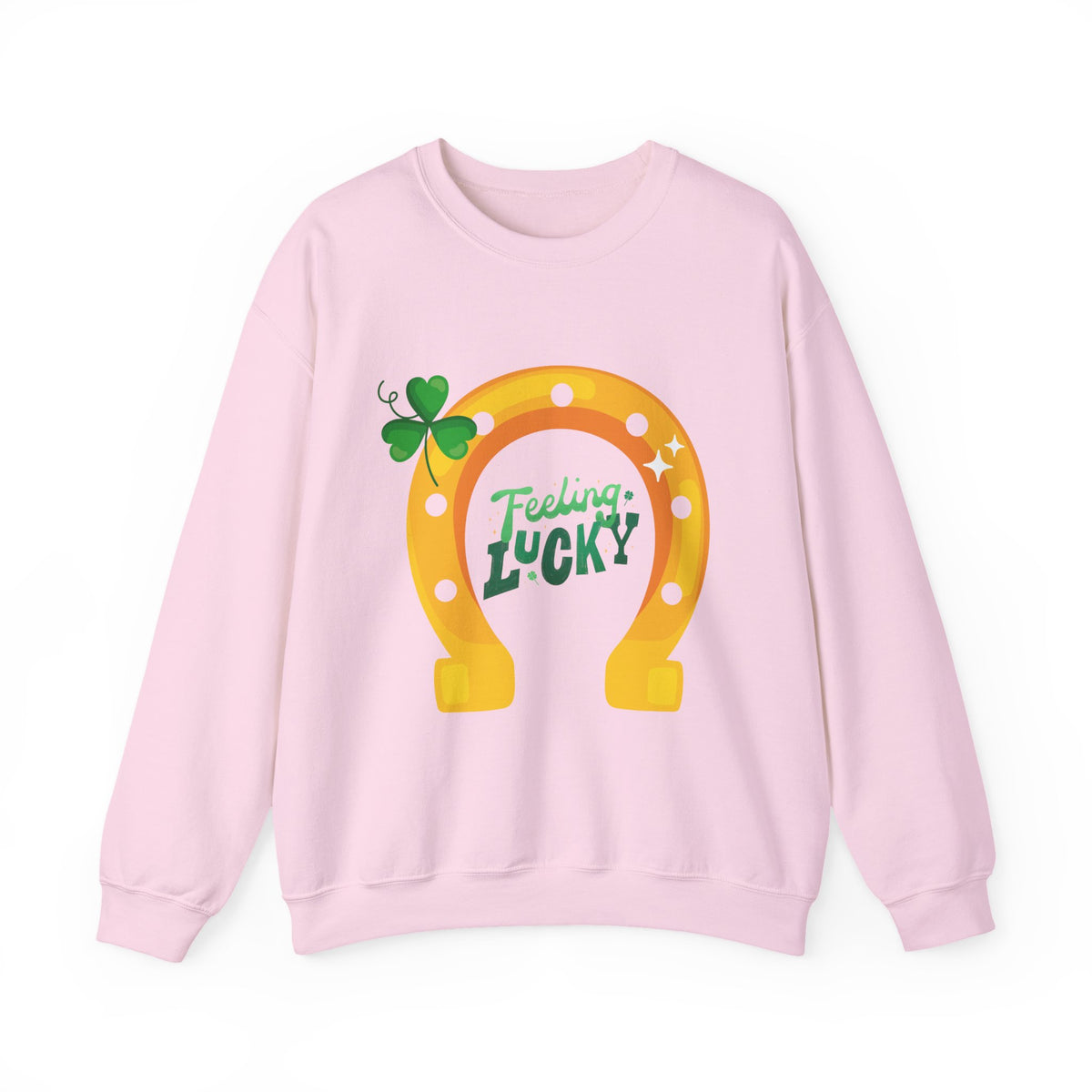 Feeling Lucky Horseshoe Sweatshirt — St. Patrick’s Day