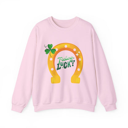 Feeling Lucky Horseshoe Sweatshirt — St. Patrick’s Day
