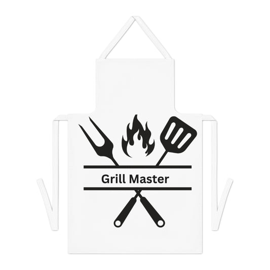Grill Master Apron-White