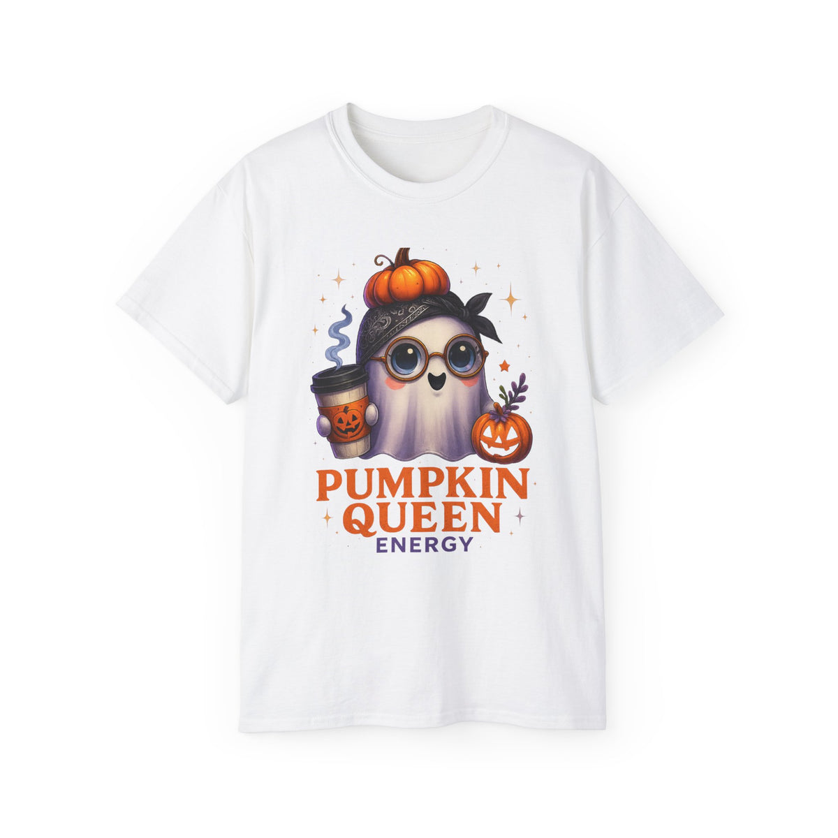 Pumpkin Queen Energy Halloween Tee