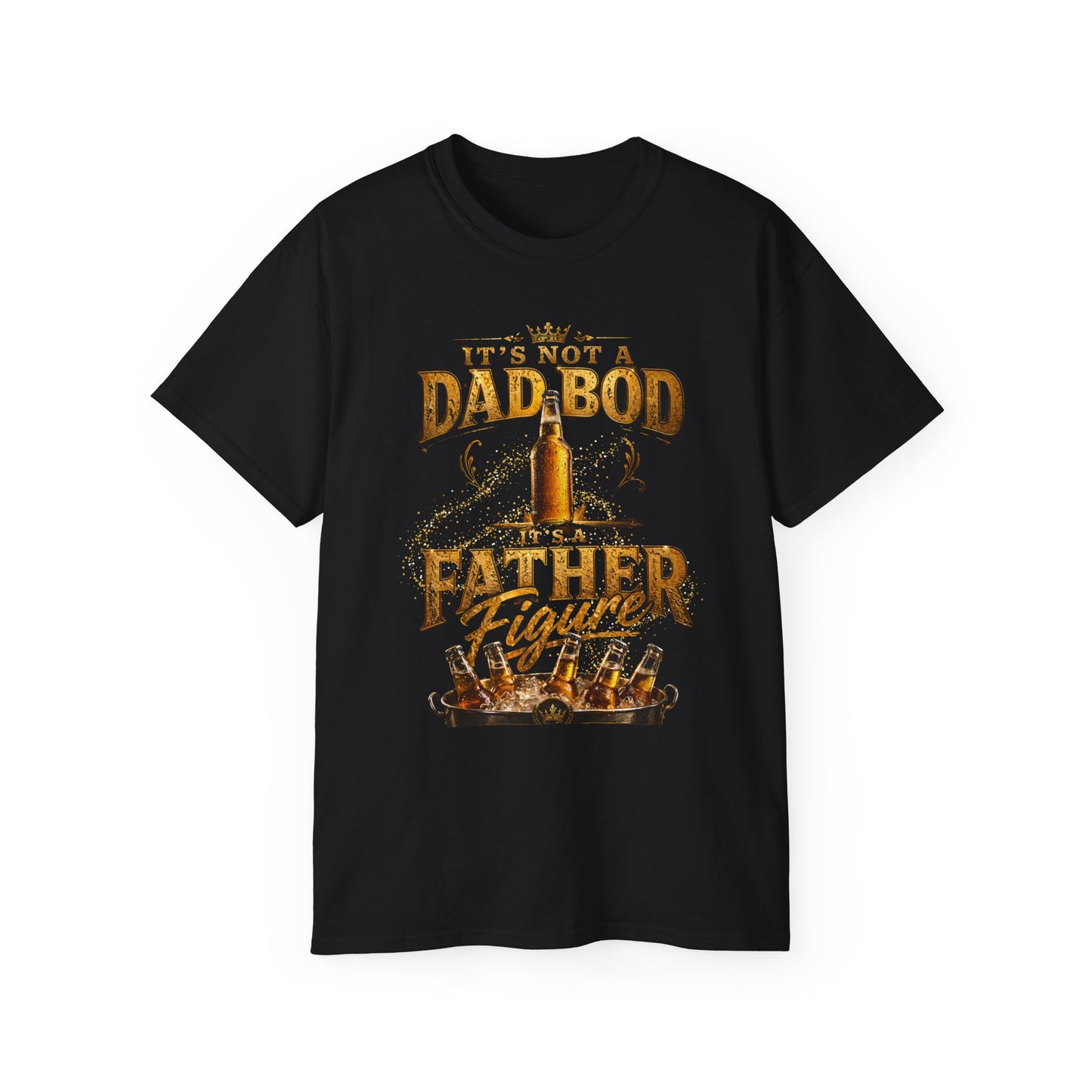 Dad Bod? Father Figure T-Shirt - Funny Father's Day Beer Tee