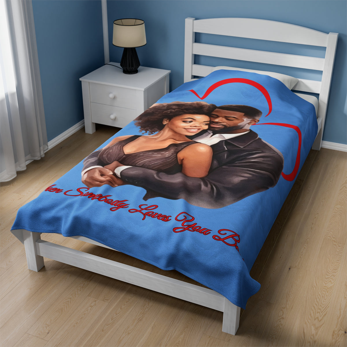 When Somebody Loves You Back-Velveteen Plush Blanket