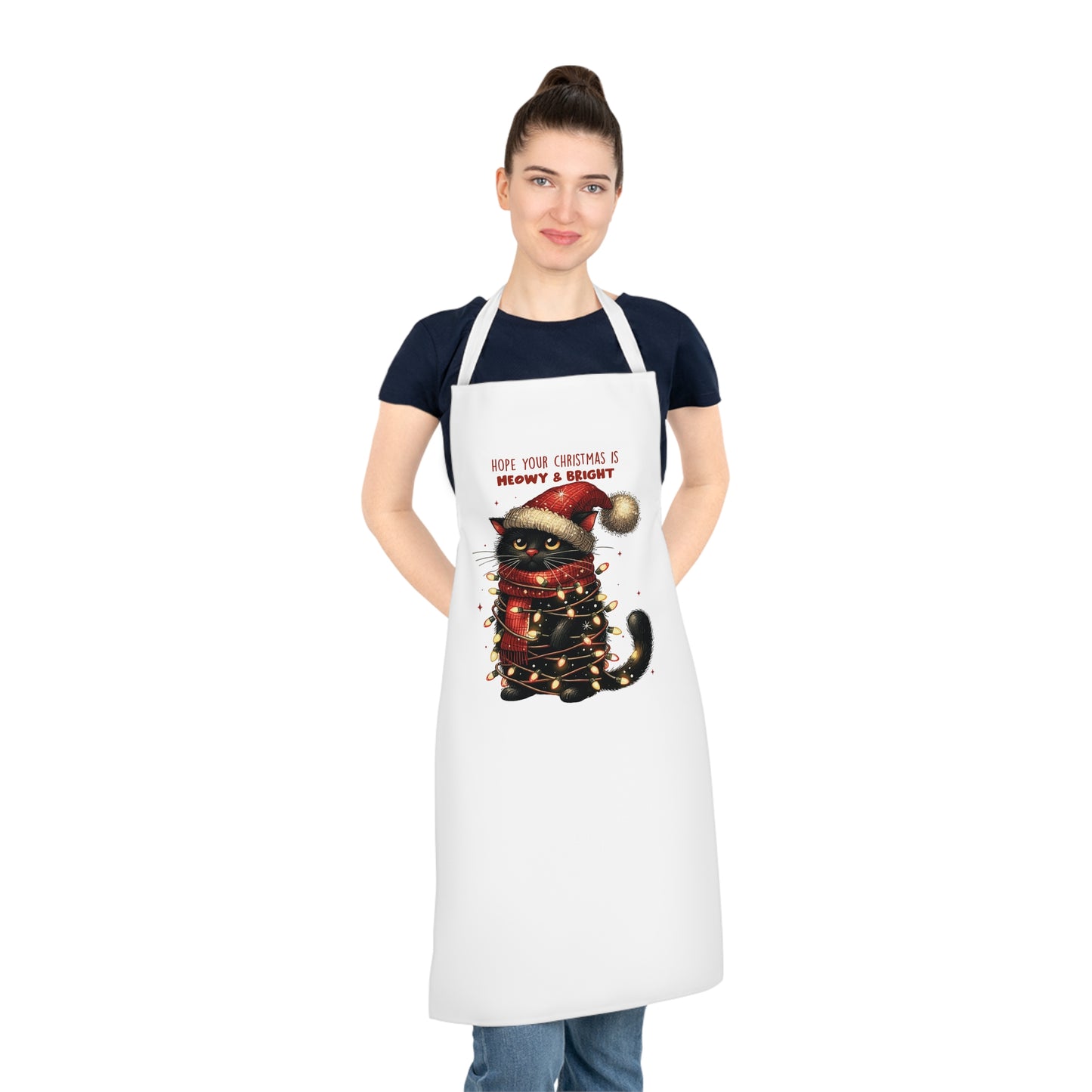 Tangled Lights Cat-White