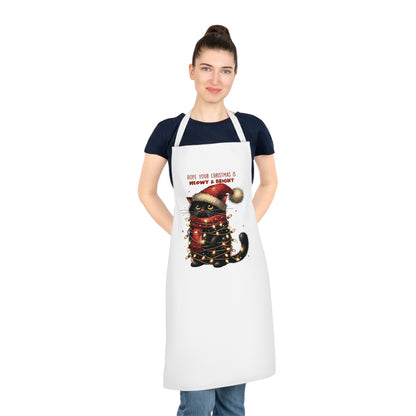 Tangled Lights Cat-White