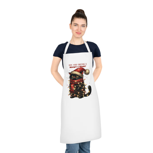 Tangled Lights Cat-White