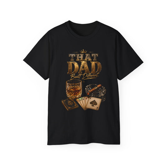 That Dad Poker & Whiskey T-Shirt — Father’s Day Gift for Poker-Loving Dads