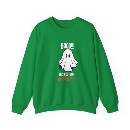 Boo Costume Sucks-Black-Sweatshirt
