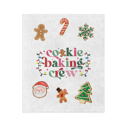 Baking Crew-2 Velveteen Microfiber Blanket (White)