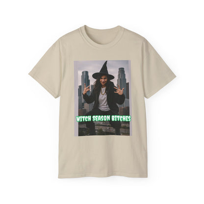 Urban Witch- Witch Season Bitches Tee (Cityscape)
