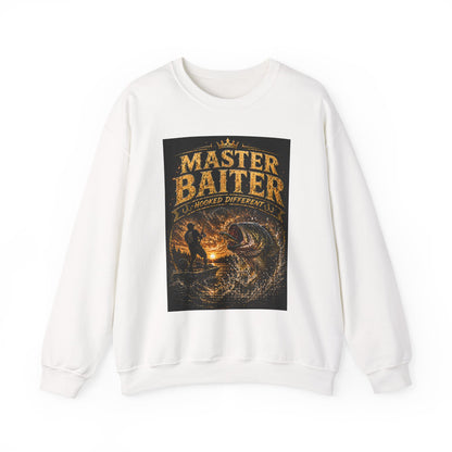 Master Baiter Fishing Sweatshirt – Vintage Angler Crewneck Gift