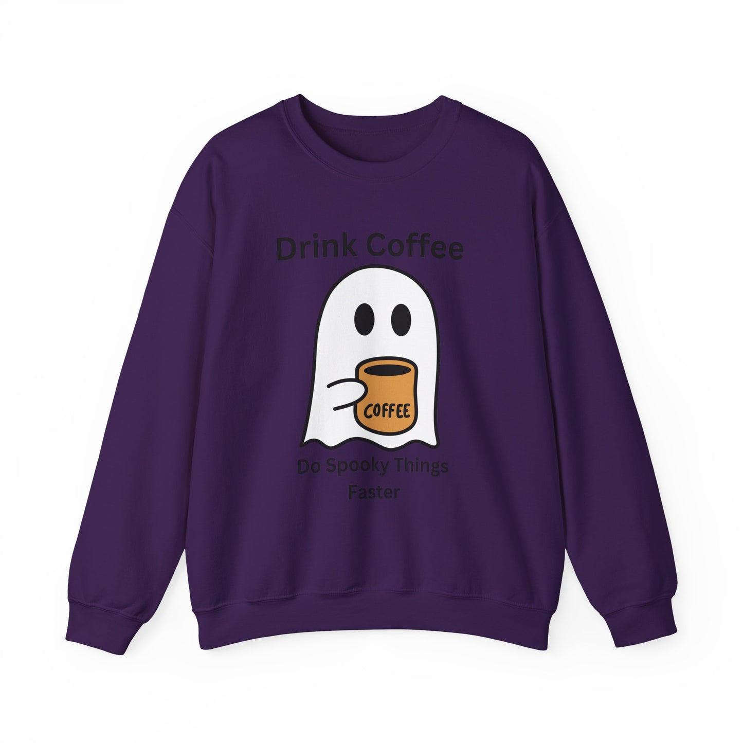 Boo Drink Coffee-Ghost-Sweatshirt