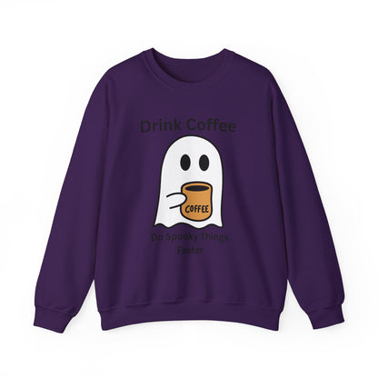 Boo Drink Coffee-Ghost-Sweatshirt