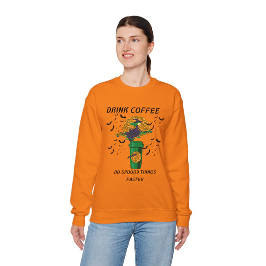 Do Spooky Things Faster-Witch-Sweatshirt