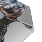Queen Silver Area Rug - Royal Elegance Design