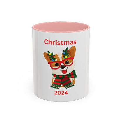 Dog with glasses lights