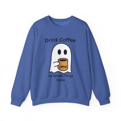 Boo Drink Coffee-Ghost-Sweatshirt