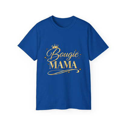 Bougie Mama T-Shirt — Gold Crown Graphic Mom Tee